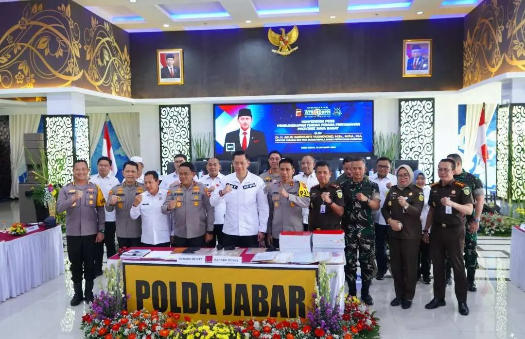 Kasdam III Siliwangi Dampingi Kunker Menteri ATR/BPN di Bandung 