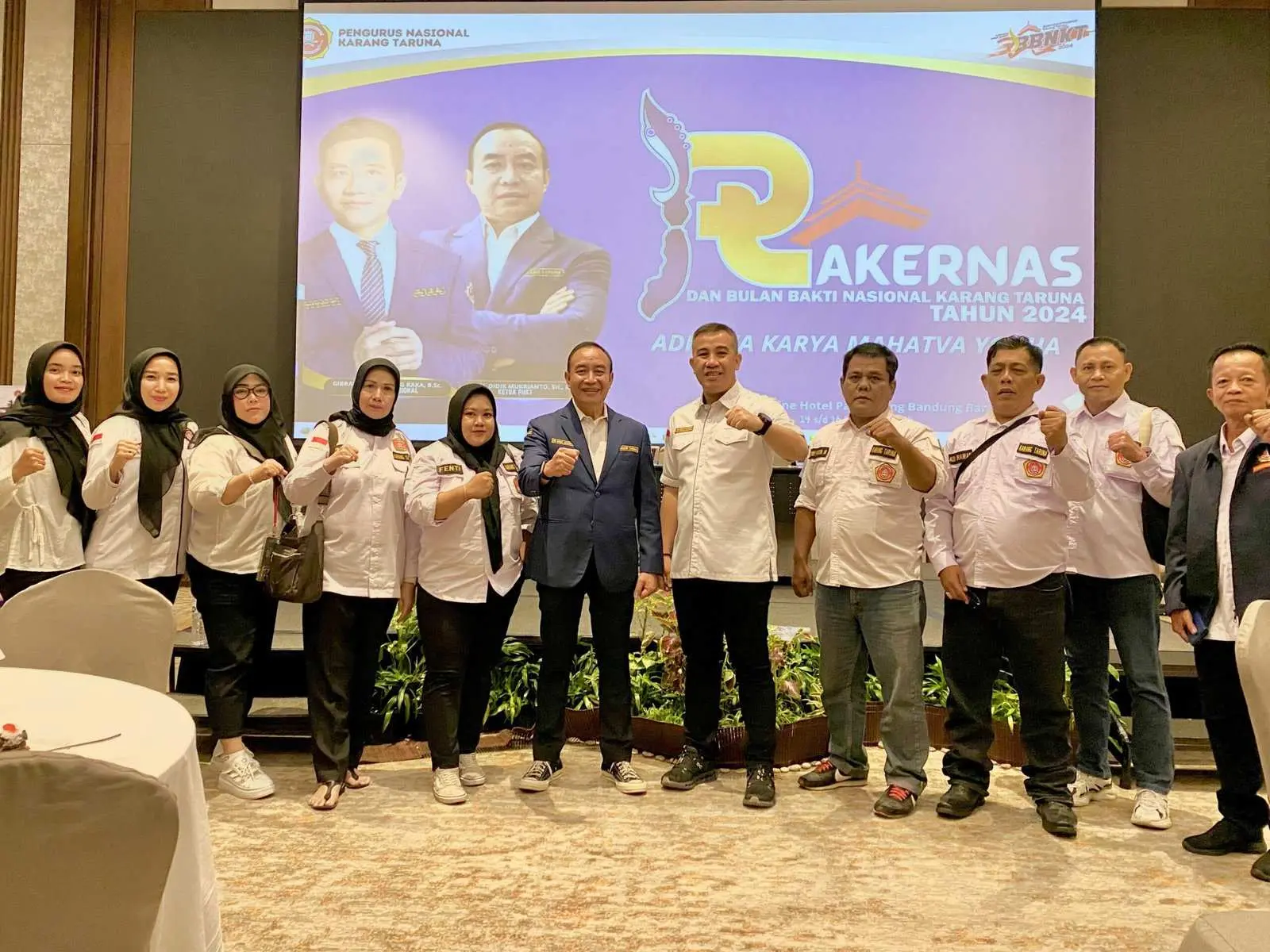 Hadiri Rakernas Bulan Bhakti Karang Taruna Nasional 2024, Dendi Ramadona Apresiasi Pengurus