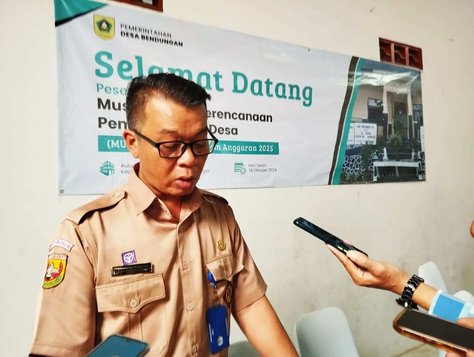 Sekretaris Desa Bendungan: Terkait Usulan Warga di Musrenbang Sudah Dibahas di Pra Musrenbang
