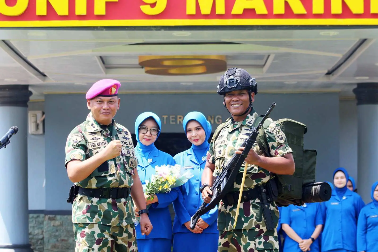 Taklimat Awal Letkol Marinir Achmad Toripin Sebagai Danyonif 9 Marinir