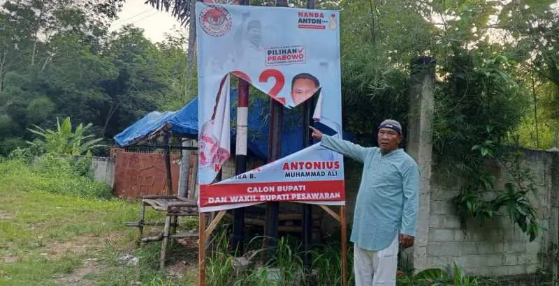 Baliho Paslon O2 Dirusak, Relawan Nanda-Anton Resmi Lapor Ke Panwascam