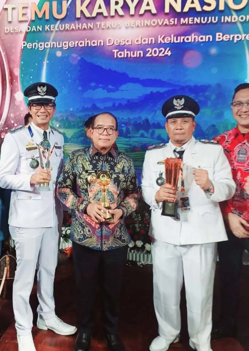 Desa Hanura Raih Juara II Desa Teladan LPKAD Tingkat Nasional Dari Kemendagri