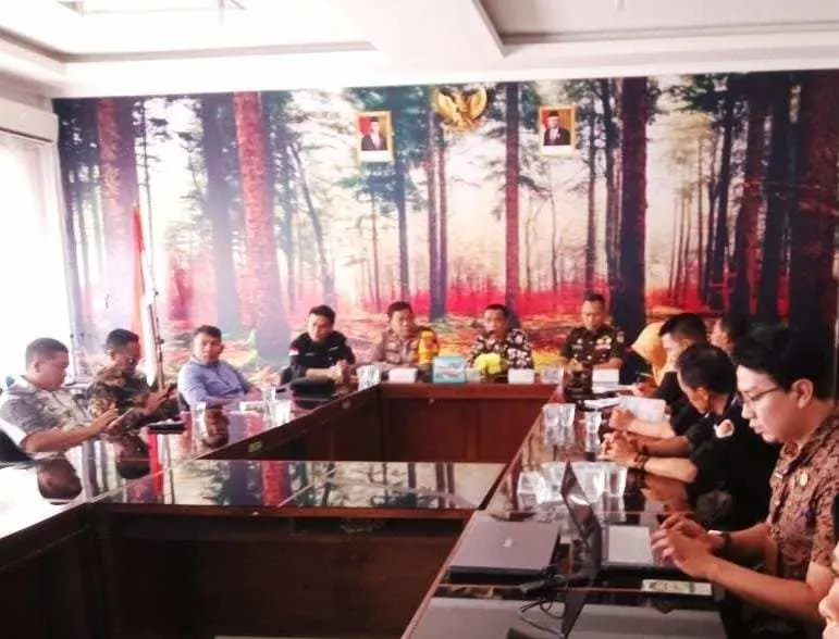 Jelang Pelaksanaan Pilkada, Camat Ciawi Kumpulkan Semua Kades, PPK dan Panwaslu