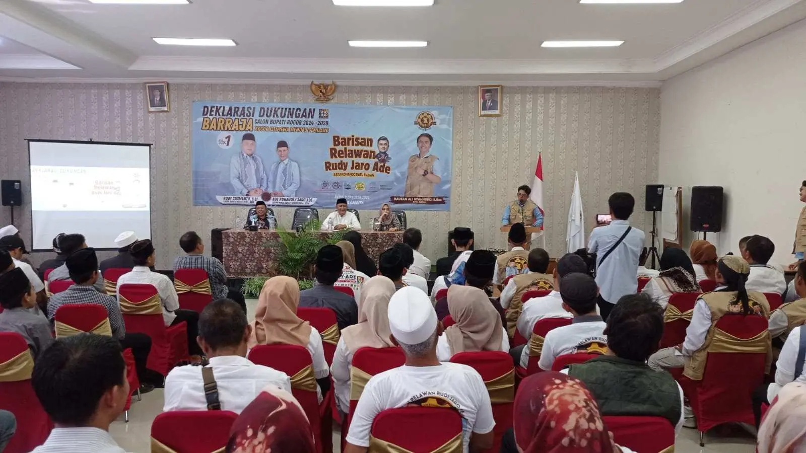 Relawan Barraja Deklarasi Siap Menangkan Rudy-Jaro di Pilkada Kabupaten Bogor