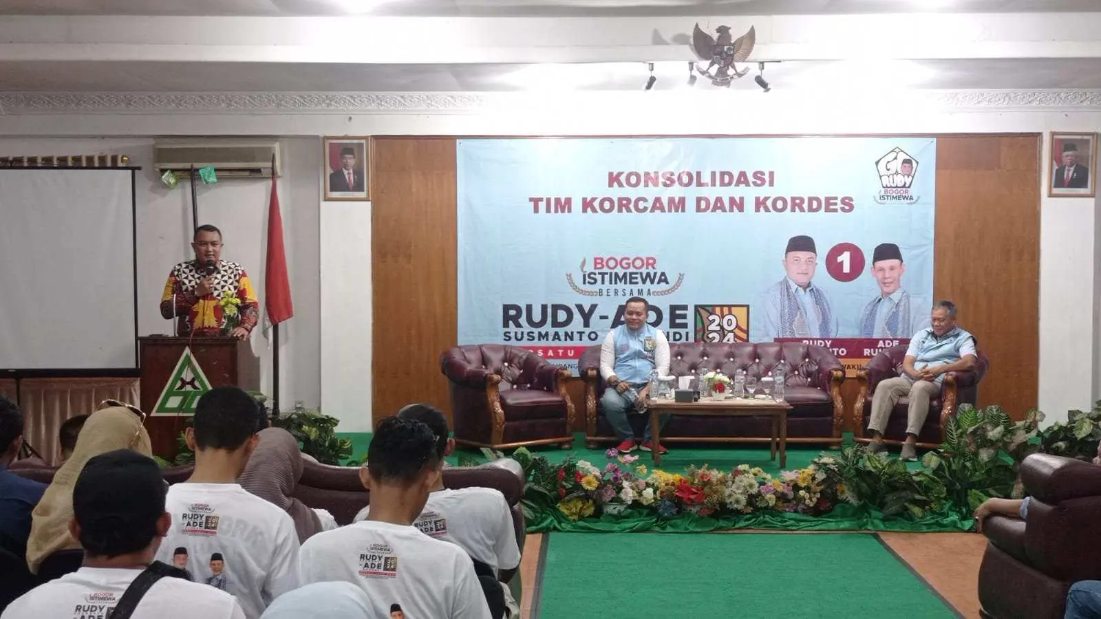 Hadiri Konsolidasi Relawan Bogor Istimewa, Rudy Susmanto Ceritakan Awal Mula Dirinya Mencalonkan Diri Jadi Bupati