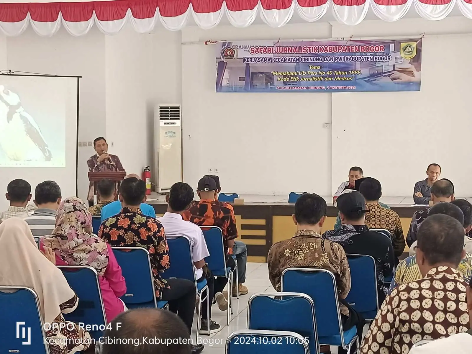 Camat Cibinong Apresiasi Kegiatan Safari Jurnalistik Oleh PWI Kabupaten Bogor