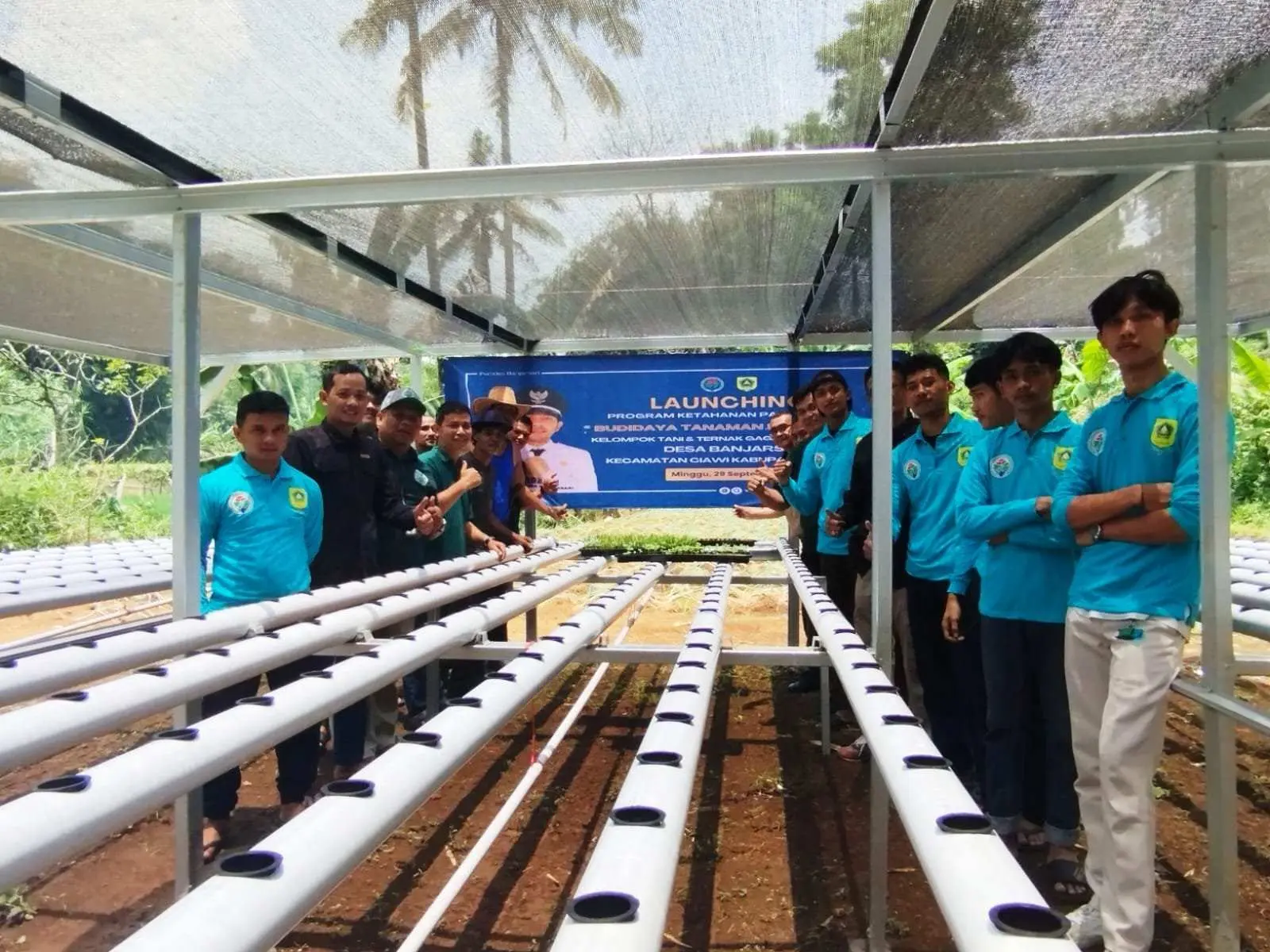 Sistem Hidroponik Jadi Pilihan Kelompok Tani Desa Banjarsari Tingkatkan Produksi Sayur-mayur