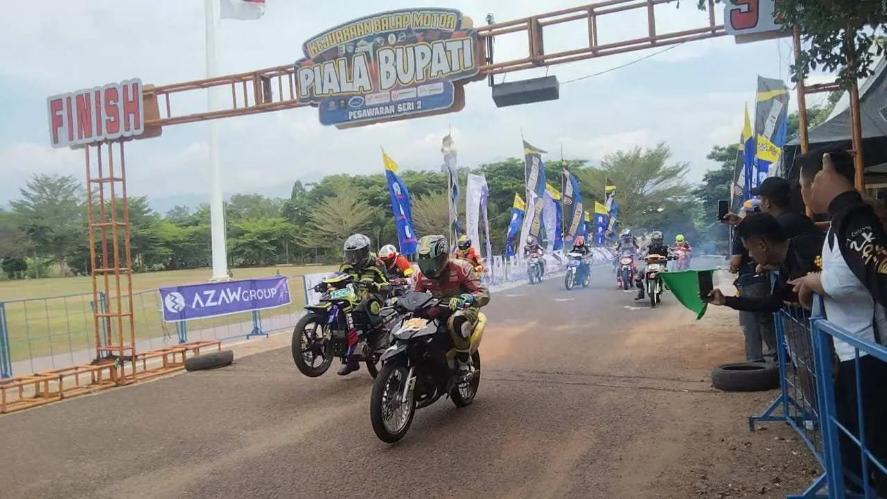 Road Race Seri 2 Piala Bupati Pesawaran Resmi Dibuka
