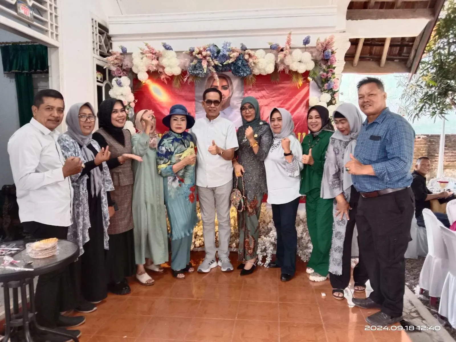 Kembali Menjadi Anggota DPRD Pesawaran, Evi Susina Gelar Acara Syukuran