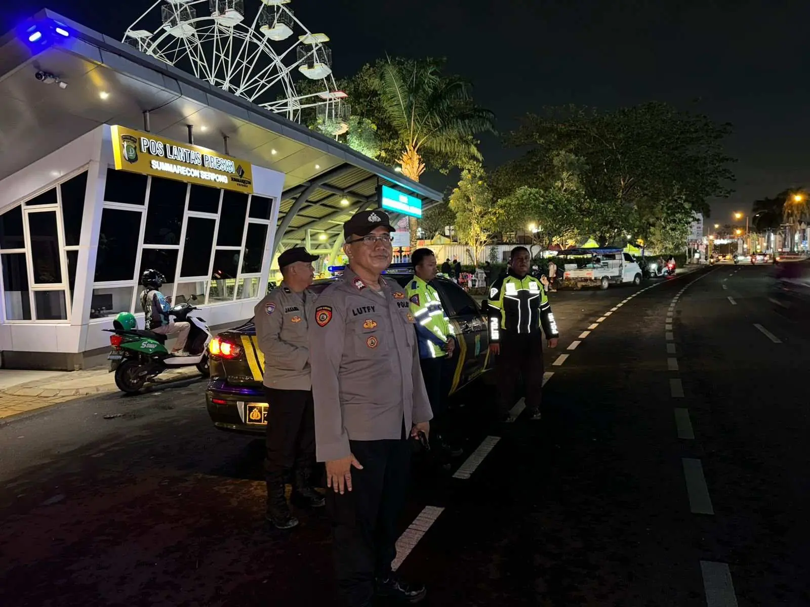 Patroli Cipta Kondisi Antisipasi Kejahatan Jalanan Di Wilayah Hukum Polsek Kelapa Dua Polres Tangerang Selatan