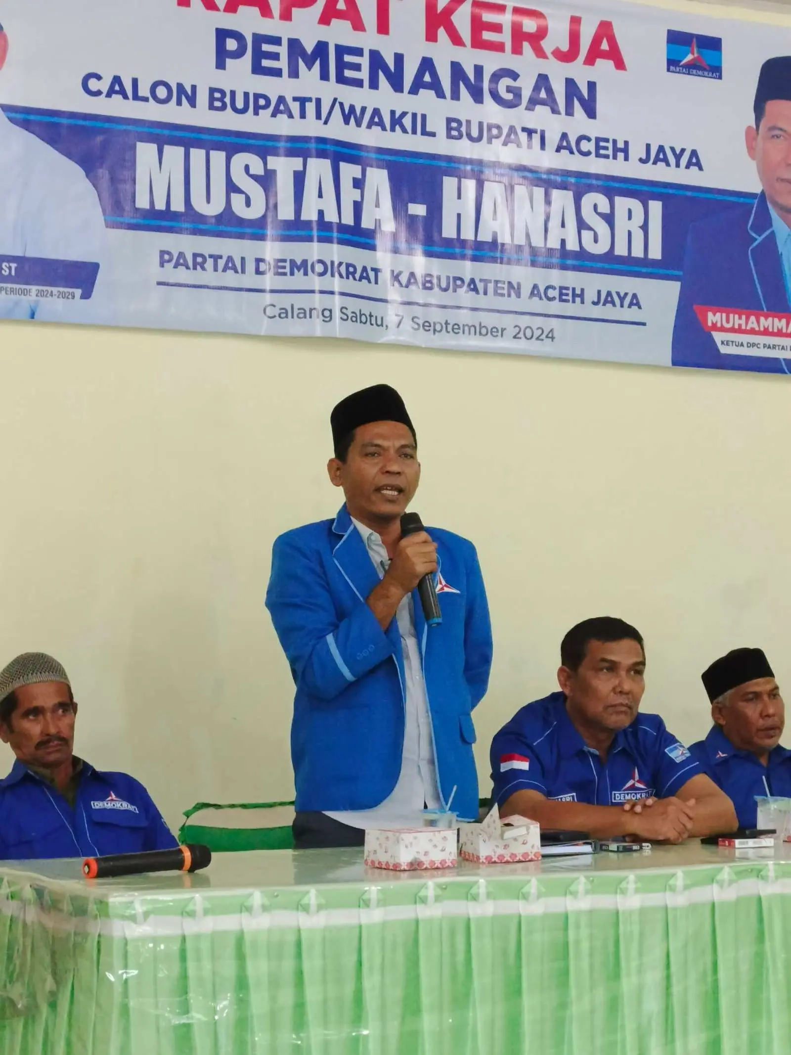 Demokrat Aceh Jaya Muhammadjamin Siap Menangkan Mustafa-Hanasri di Pilkada 2024