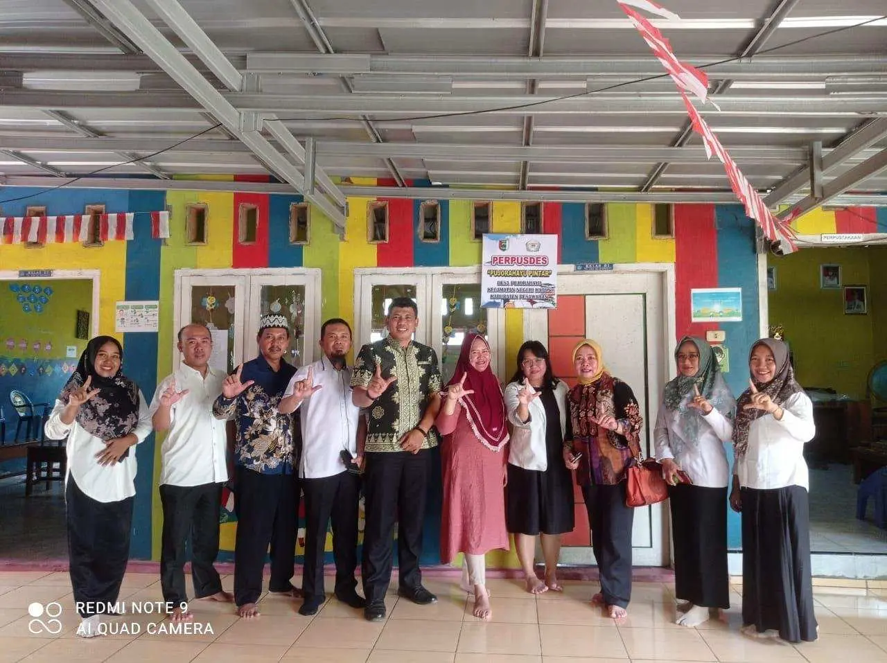 23 Desa di Pesawaran Terima Bantuan Buku dan Perangkat Melalui Program TPBIS Perpusnas RI