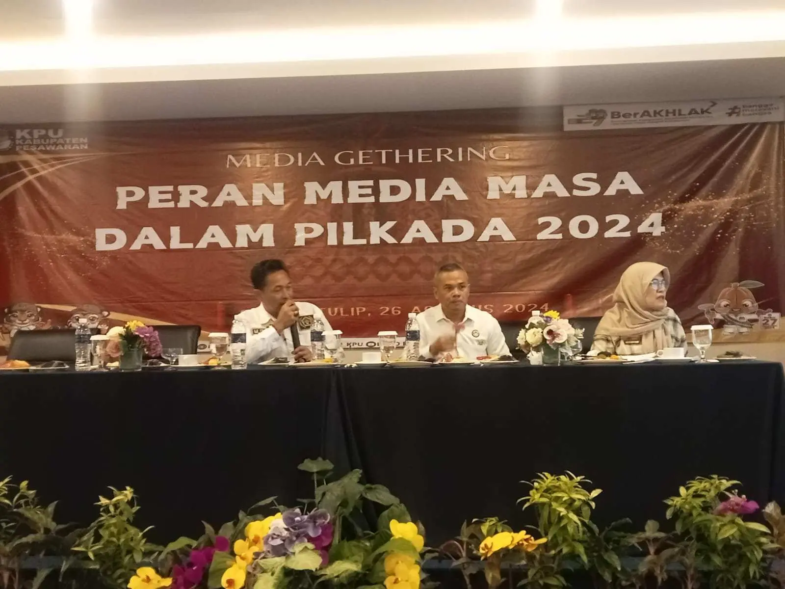 Gandeng Media, KPU Pesawaran Siap Sukseskan Pilkada Serentak