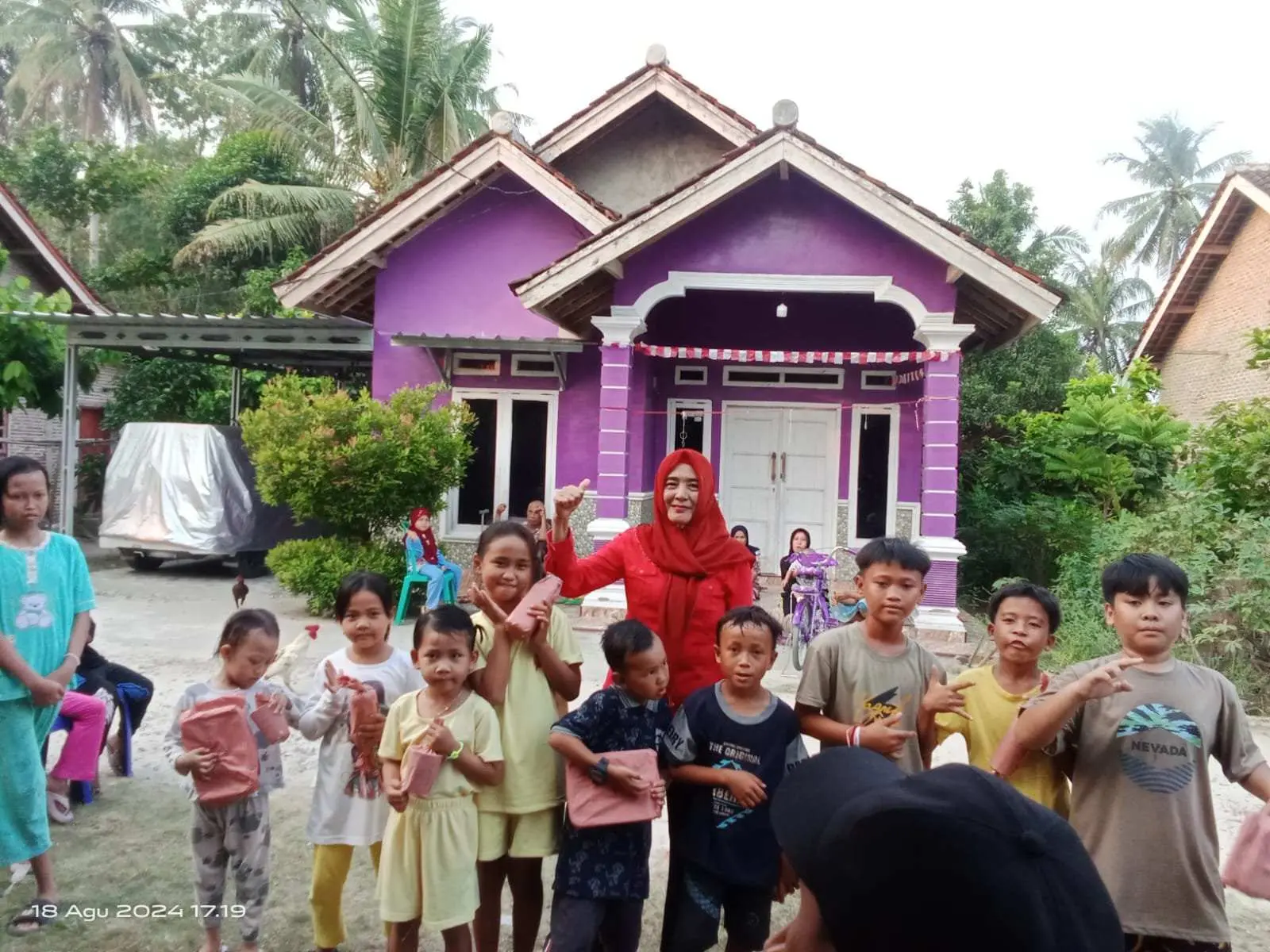 Memeriahkan HUT RI Ke-79 Warga Fajar Baru Desa Gunung Sugih Gelar Berbagai Perlombaan