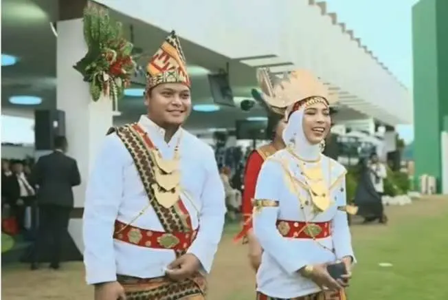 Busana Adat Lampung Jadi Salah Satu Busana Terbaik Pada Peringatan HUT RI Ke-79 Di IKN