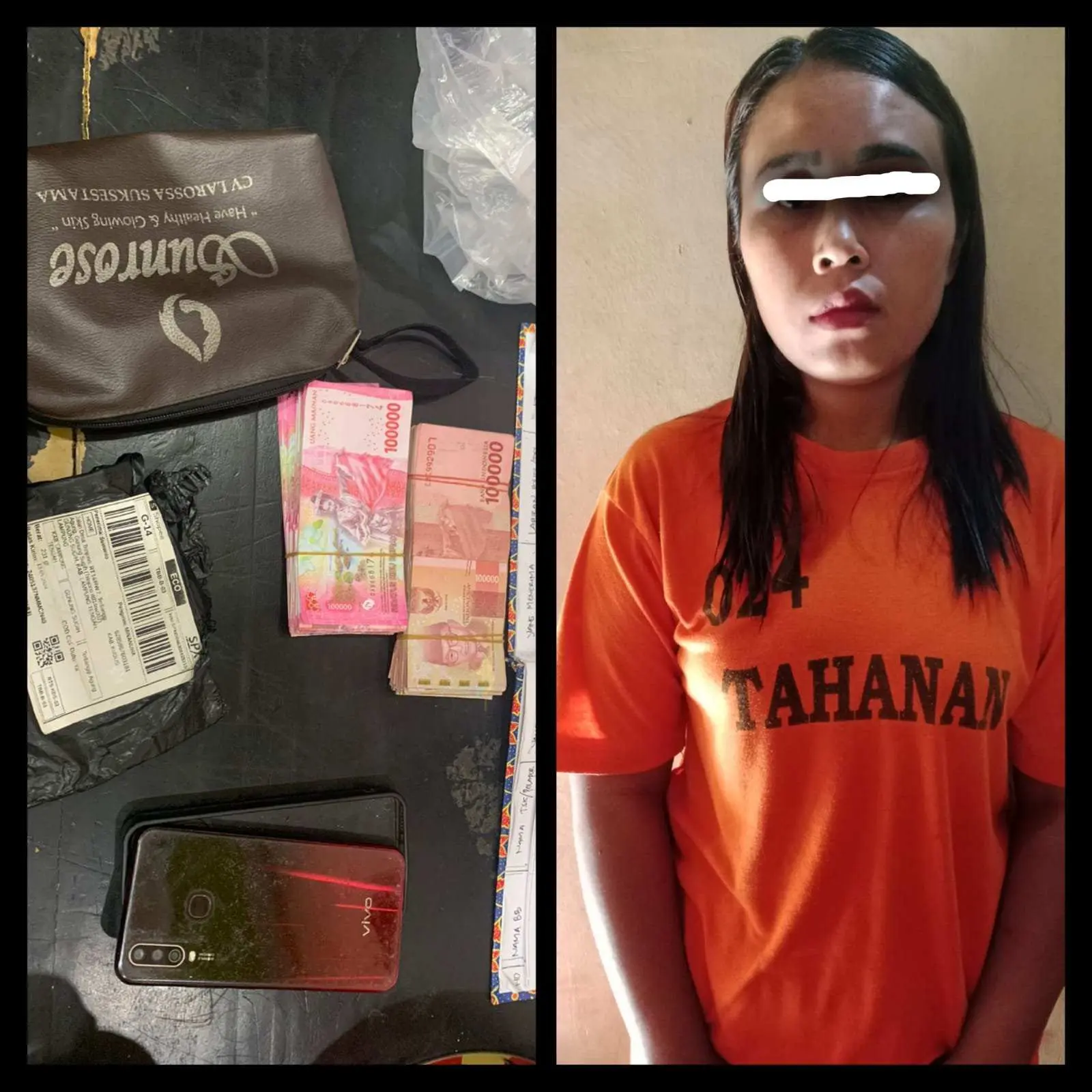 Gunakan Uang Palsu, Ibu Rumah Tangga di Lampung Tengah Tipu Agen BRI Link