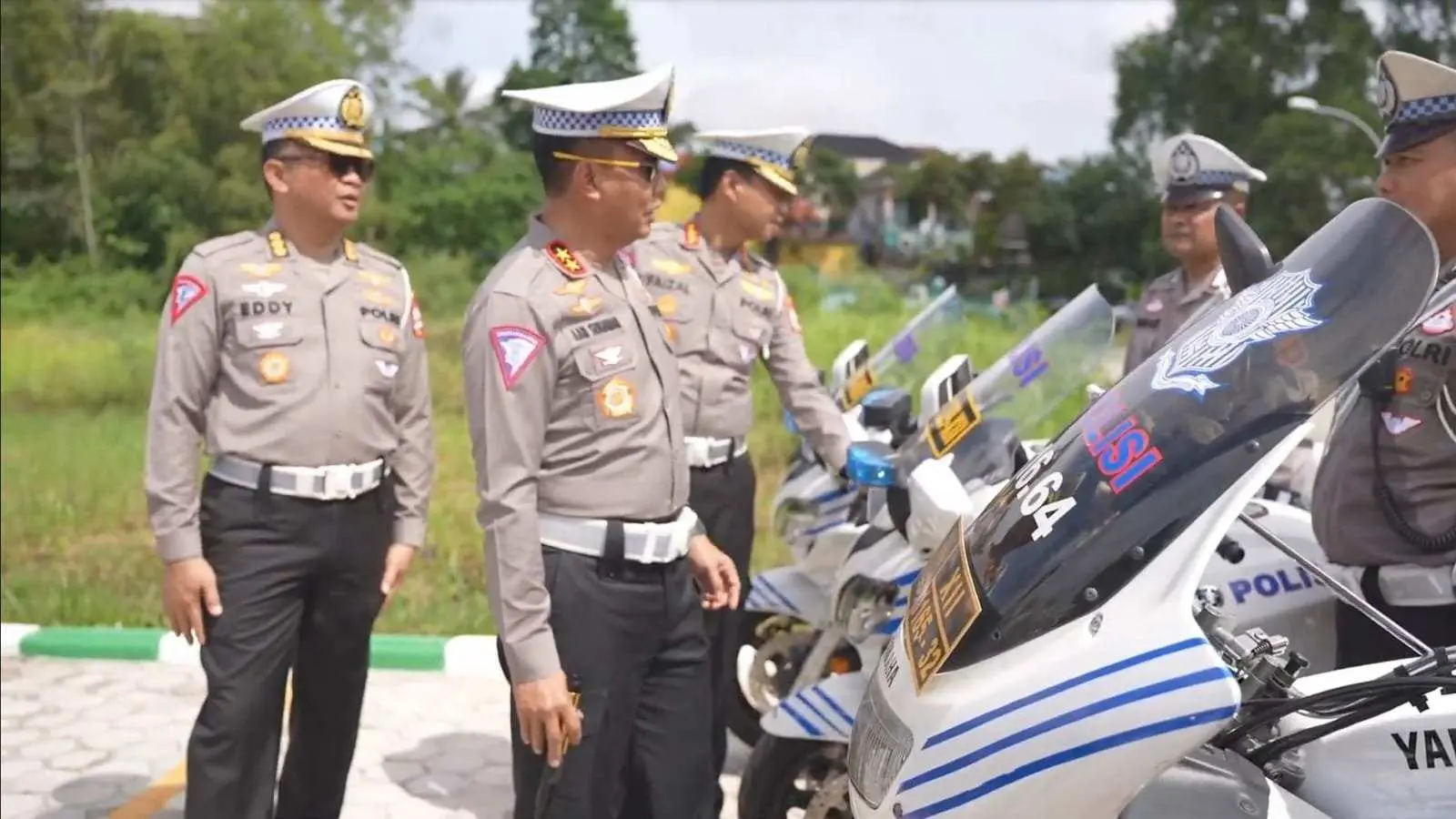 Jelang HUT RI ke-79 di IKN, Kakorlantas Cek Kesiapan Personel dan Kendaraan Pamwalrolakir