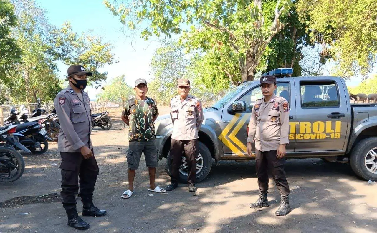 Wisata Mata Air Tampiro Ramai di Kunjungi Wisatawan, Polsek Sanggar Laksanakan Patroli Pengamanan Tempat Wisata