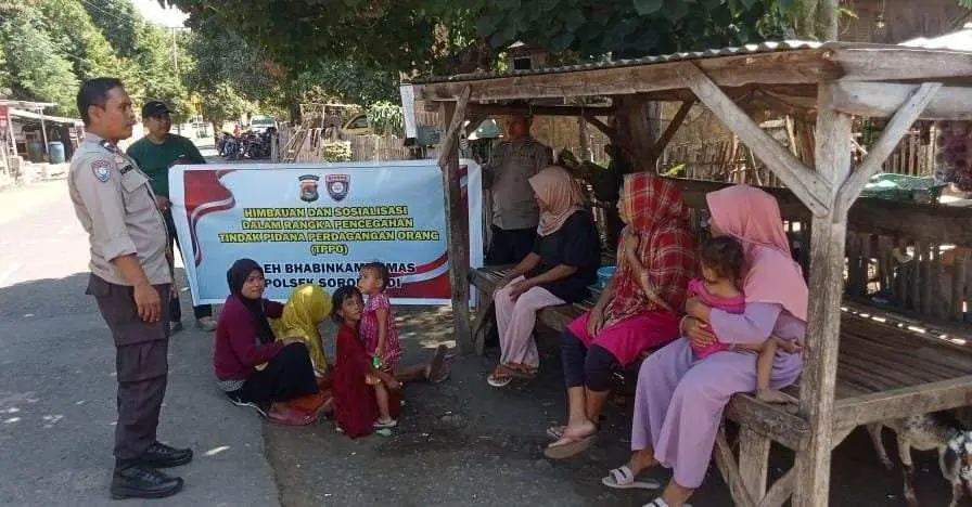 Waspada Tindak Pidana Perdagangan Orang /TPPO  Satbinmas Polres Rutin Laksanakan Sosialisasi Pencegahan Ke Masyarakat