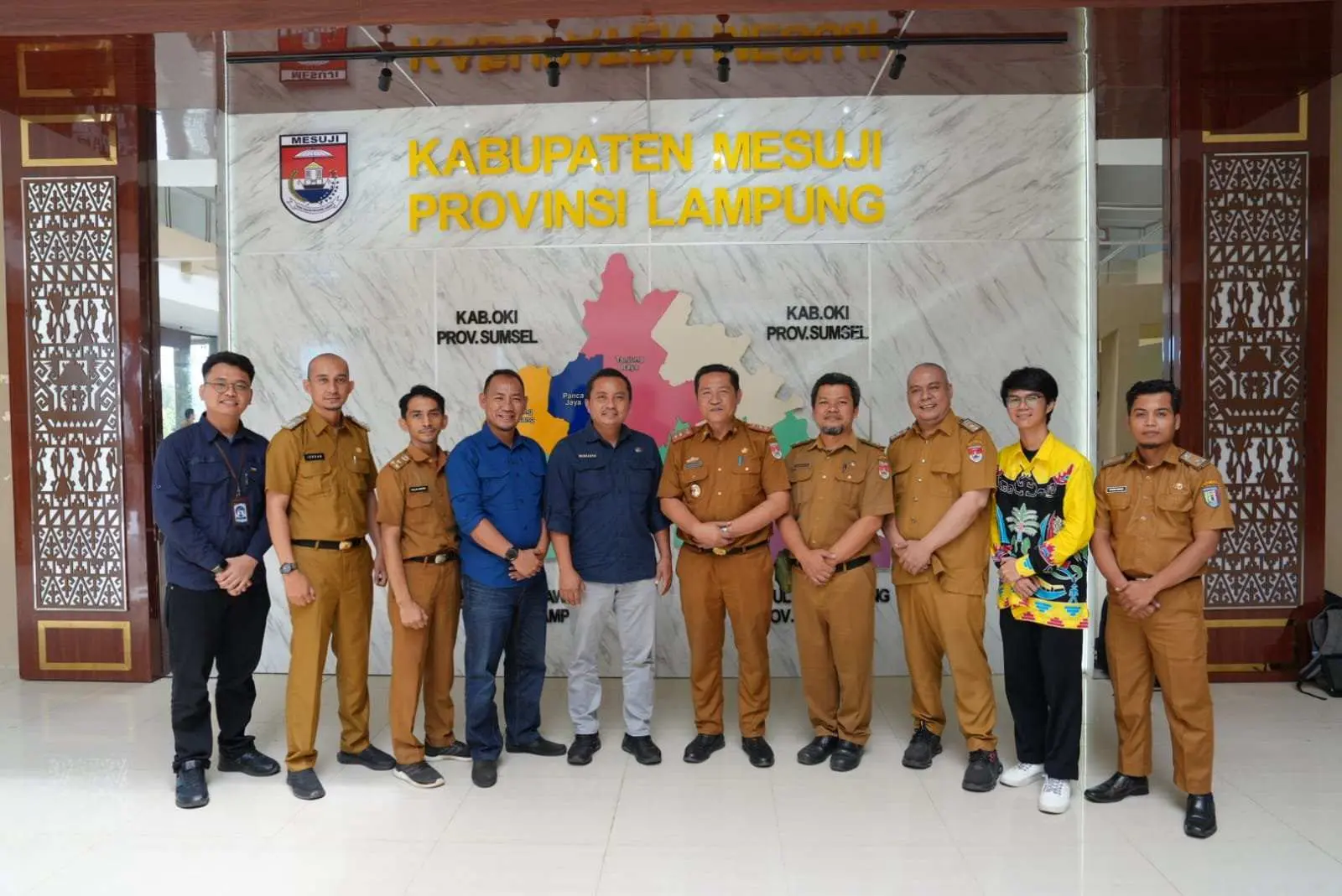 Pemkab Pringsewu melaksanakan study tiru aplikasi Senja dan E-SAKIP di Kabupaten Mesuji