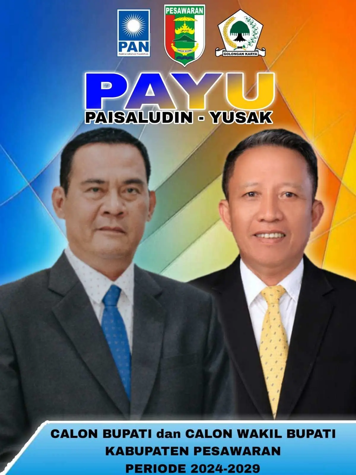 Ketua DPC Golkar Pesawaran Juga Dapat SK Rekomendasi Dari PAN