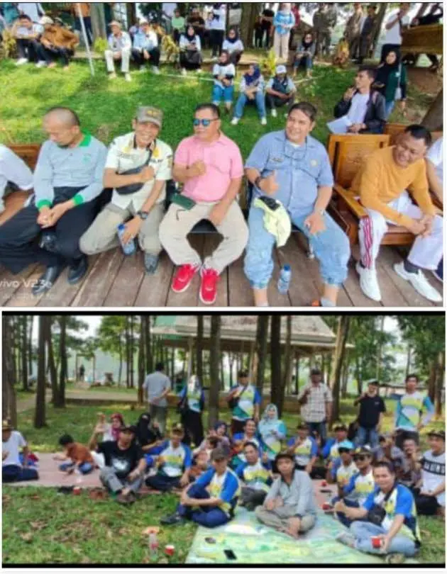 Meriahkan HJB ke 542, APDESI Kecamatan Parungpanjang Gelar Perlombaan Dayung dan  Balap Getek