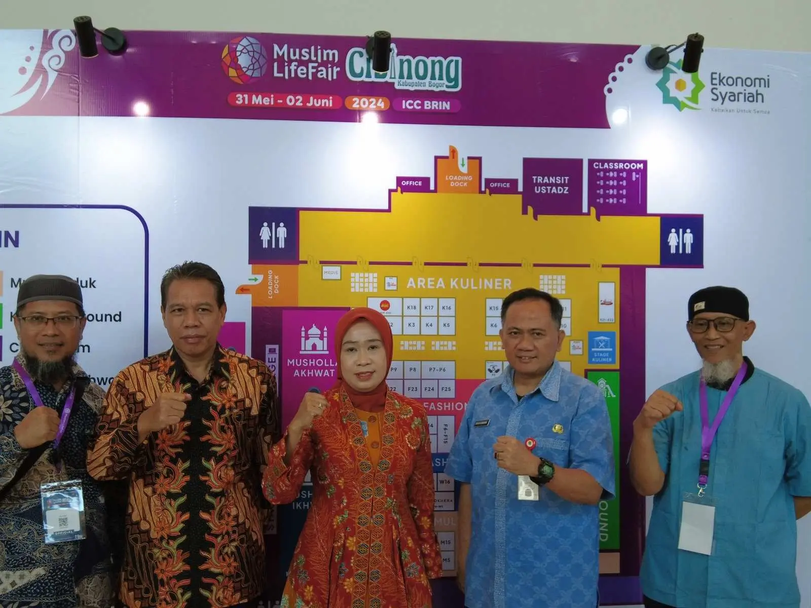 Ketua Dekranasda Kabupaten Bogor Apresiasi Kegiatan Muslim Life Fair