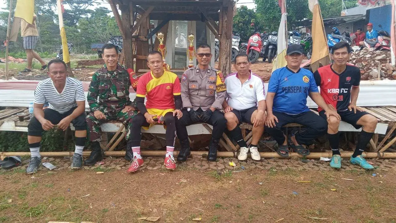 Turnamen Liga Kocok KBR FC di Pimpin Langsung Oleh Babhinkamtibams Jurang Mangu Timur AIPTU Samsul Hairudin