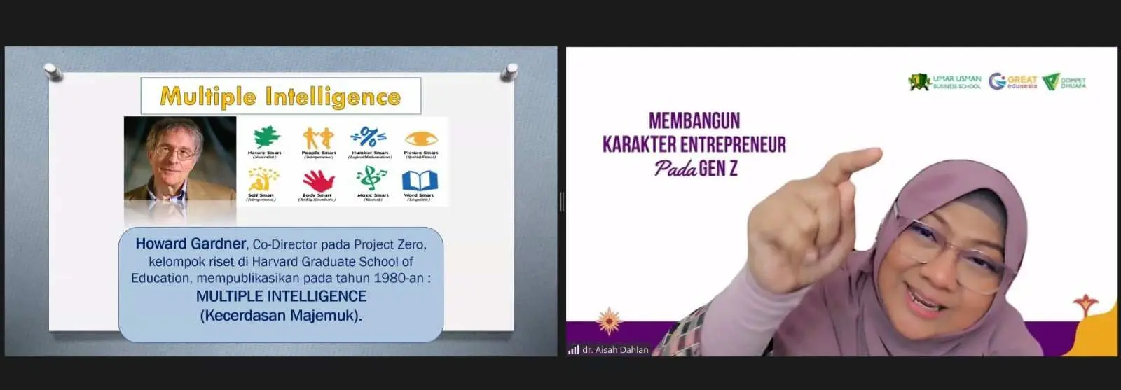 Aisah Dahlan tanamkan pentingnya pendidikan entrepreneurship bagi gen Z