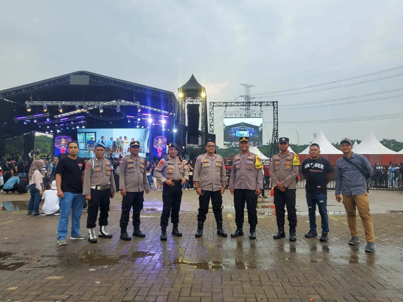Pengamanan Festival Musik Moonfast 2024 di Kelapa Dua Berlangsung Lancar