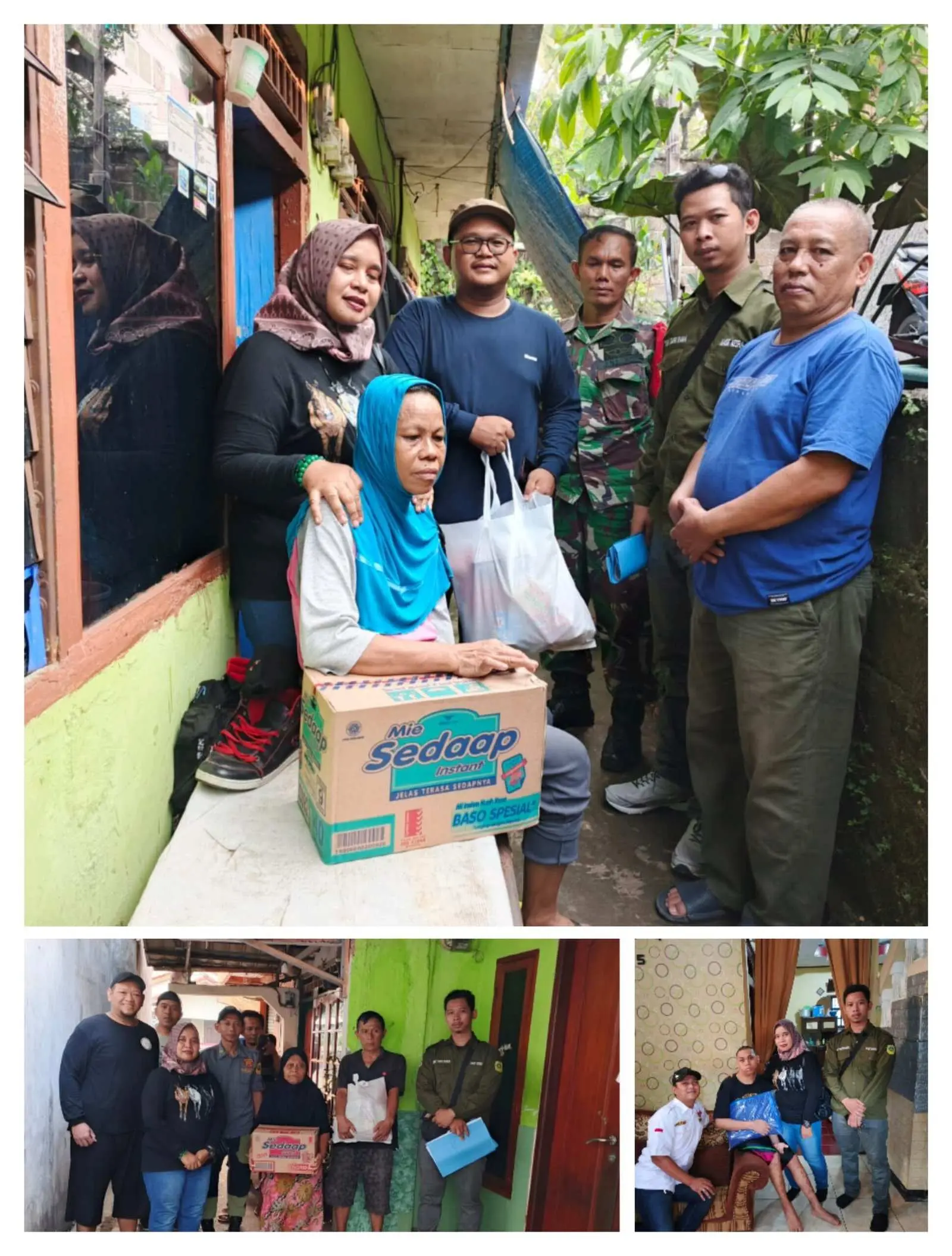 Pemdes Karang Asem Timur Bersama Dinsos Distribusikan Bansos Untuk Penyandang Disabilitas Mental