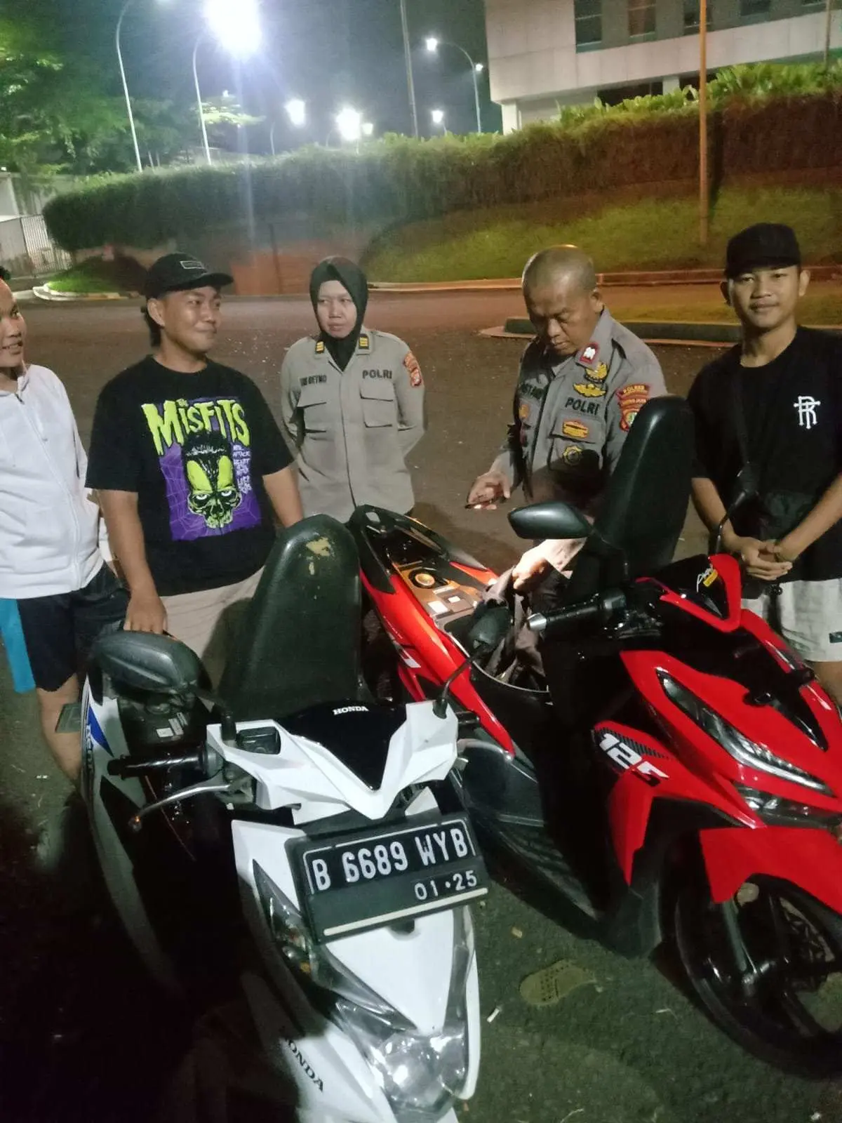 Polsek Pondok Aren Melaksanakan Operasi Kejahatan Jalanan