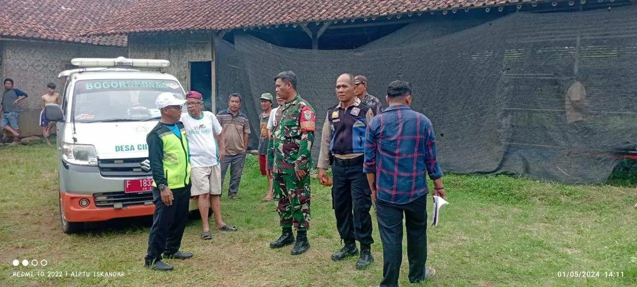 Polsek Gunung Sindur Investigasi Penemuan Mayat Tergantung, Diduga Bunuh Diri