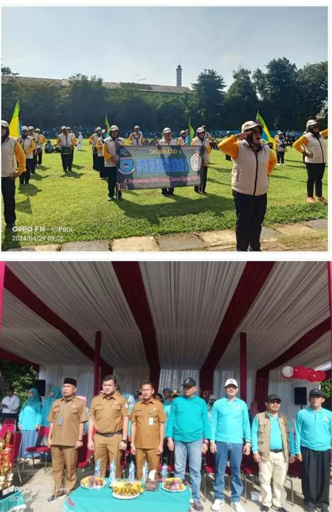 Dimeriahkan Drumbend SD Negeri  Serua 03 Pimpinan Suwanda O2SN Ciputat Dibuka Kadis Deden Deni