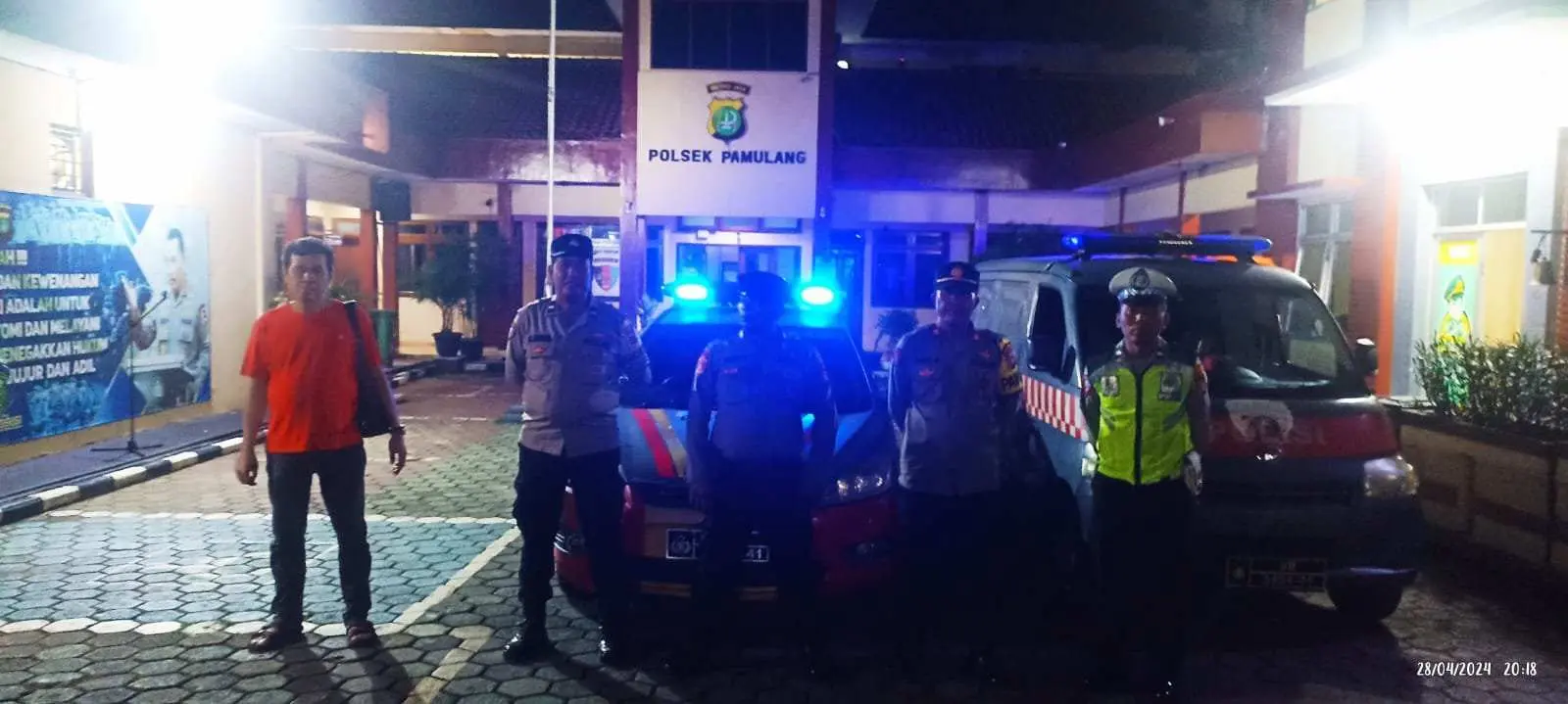 Patroli OPS Cipkon Dalam rangka Antisipasi Guantibmas Pencegahan tawuran 3C Begal dan Balap Liar di Wilkum Polsek Pamulang