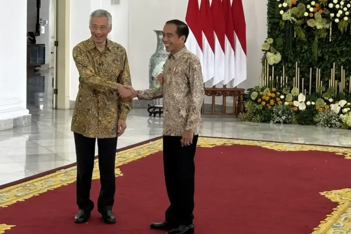 Presiden Jokowi Sambut Kunjungan PM Singapura di Istana Bogor