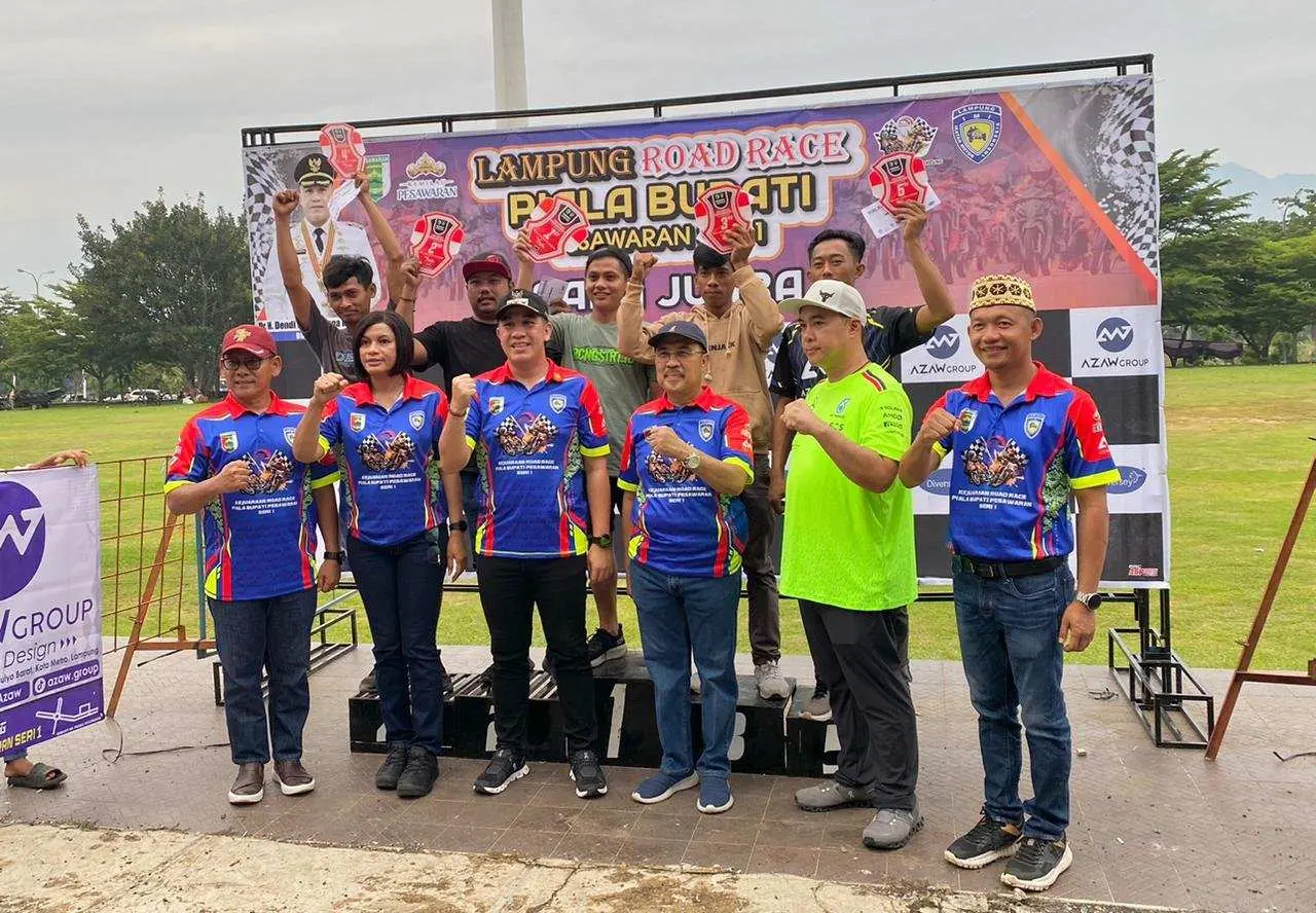 Road Race Bupati Pesawaran Cup 2024 Diikuti Peserta Dari Berbagai Provinsi