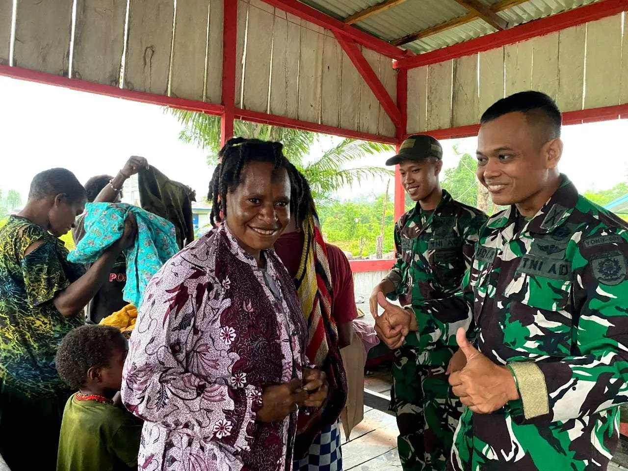 Peringati Hari Kartini di Medan Tugas, Koops HABEMA Semarakkan Kegiatan Teritorial Bersama Kartini Papua