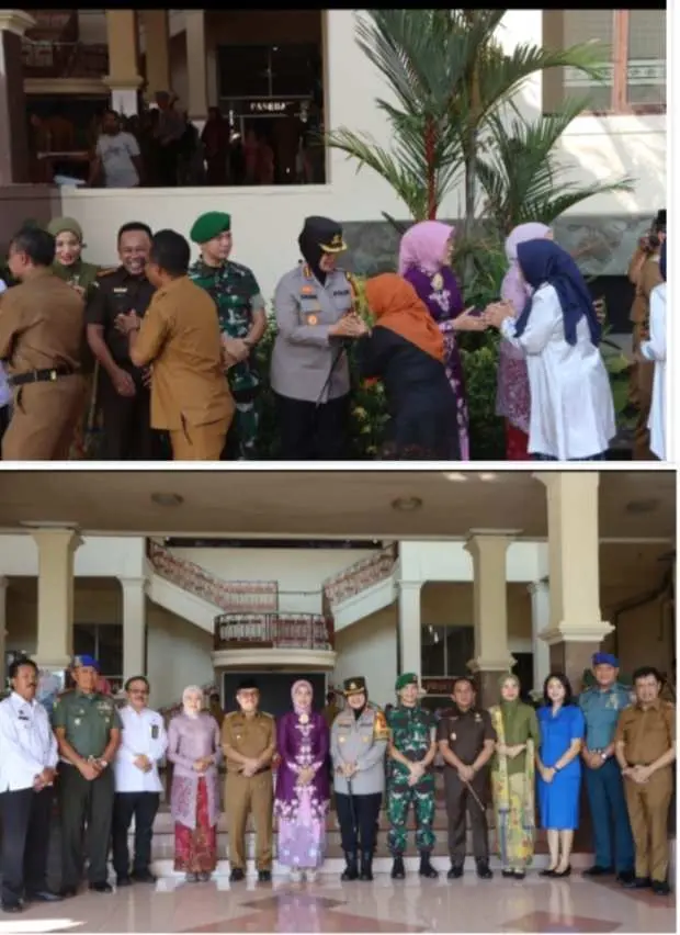 Kapolresta Cirebon Hadiri Halal Bihalal Di Lingkungan Pemkab Cirebon