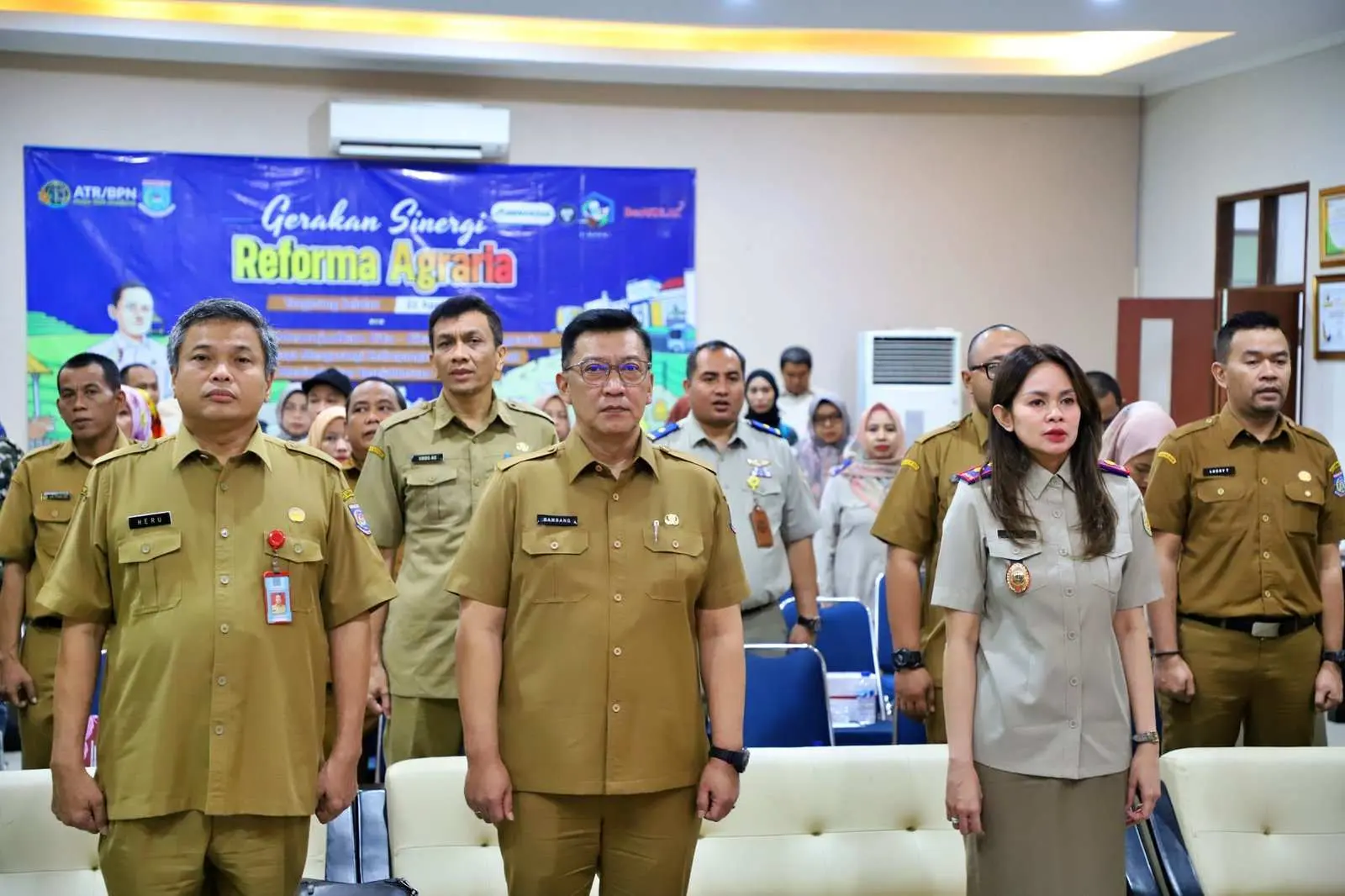 Semarakkan GSRA, Kantah Tangsel Lakukan Pembacaan Deklarasi dan Penggabungan Puzzle