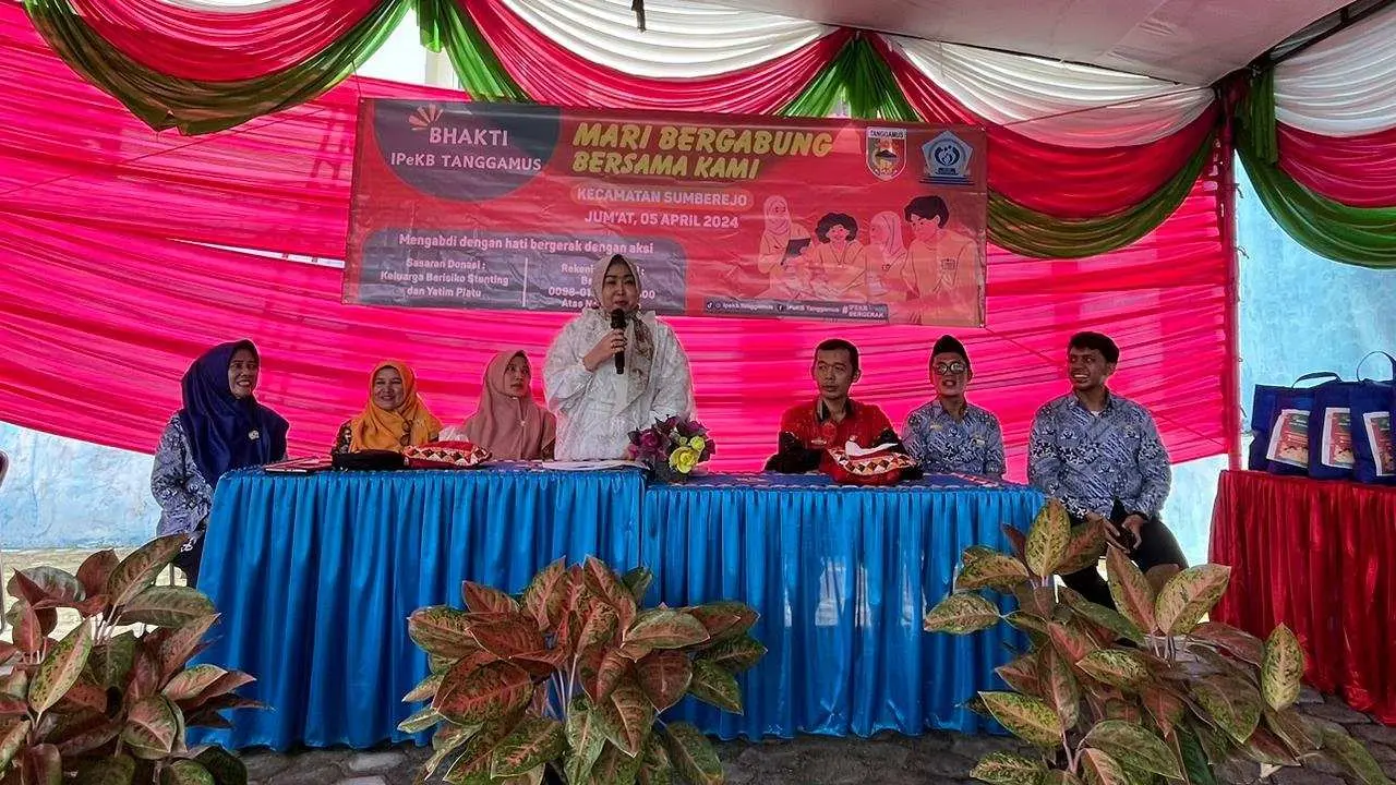 DPC IPeKB Kabupaten Tanggamus Gelar Baksos Bagi Keluarga Resiko Stunting 