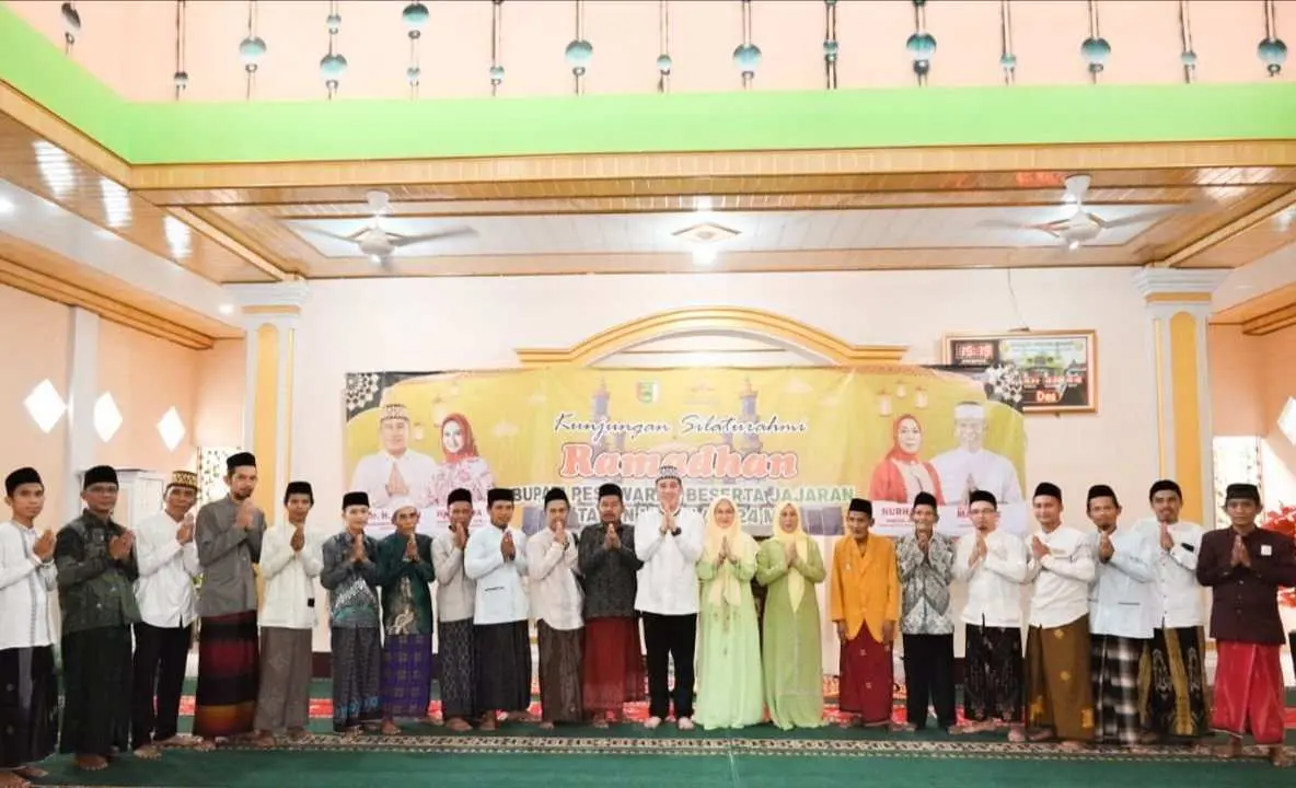 Silaturahmi Ramadhan di Kecamatan Way Khilau dan Kecamatan Way Lima, Bupati Pesawaran Ajak Kuatkan Komitmen Bersama