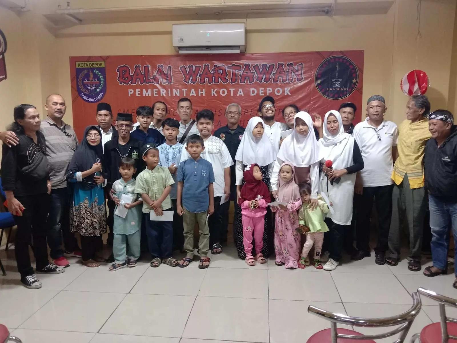 Sejumlah Organisasi Media di Depok Gelar Buka Bersama dan Santunan Anak Yatim