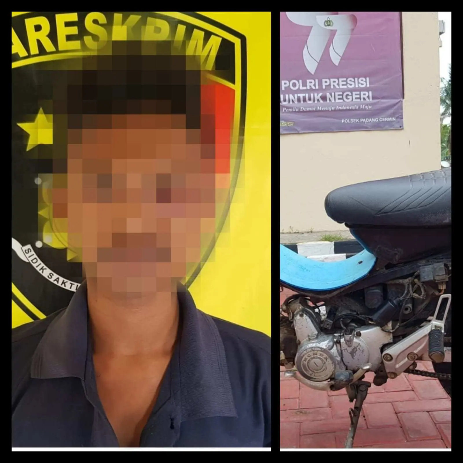 Tim Tekab Polsek Padang Cermin Ringkus Pelaku Curanmor 