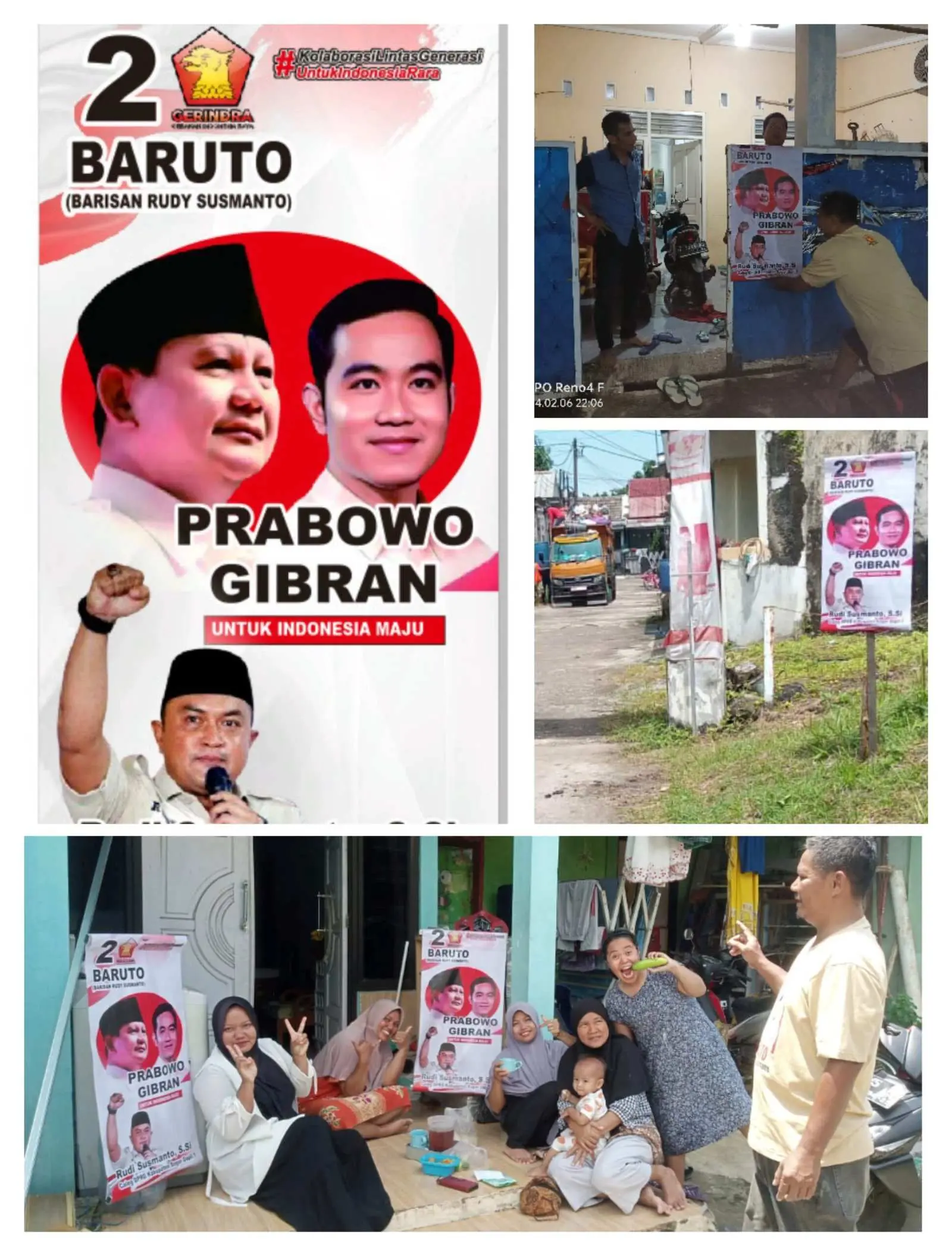 Bergerak Masif, Relawan BARUTO Siap Menangkan Prabowo Gibran Satu Putaran