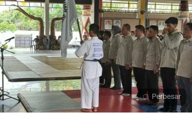 Edi Qorinas Resmi Dilantik Jadi Ketua Harian PJSI Lampung Tengah
