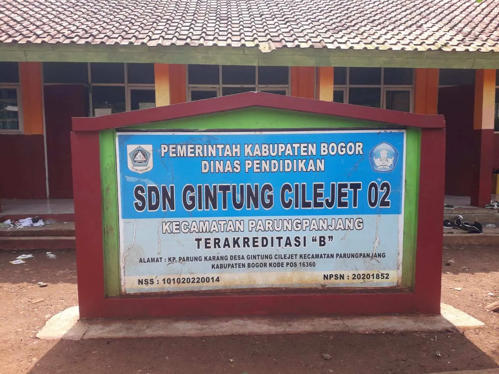 SD negeri Gintung Cilejet 2  Berharap Bantuan Ruang Perpustakaan, Dan Vaping Blok  Rehabilitas Gedung Sekolah
