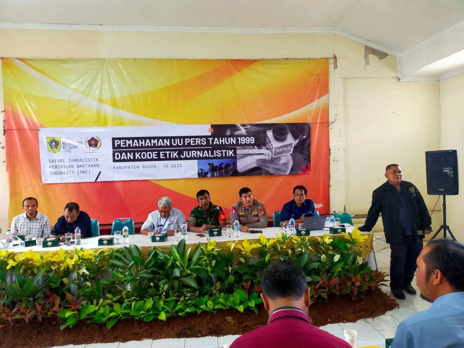 Dinas Kominfo dan PWI Kabupaten Bogor Gelar Safari Jurnalistik di Kecamatan Gunung Sindur