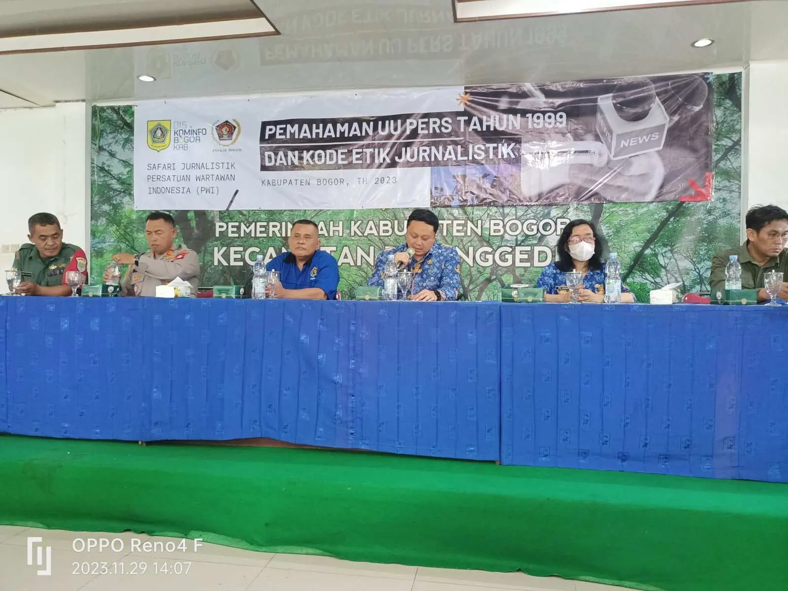 Camat Bojonggede Apresiasi Kegiatan Safari Jurnalistik PWI Kabupaten Bogor