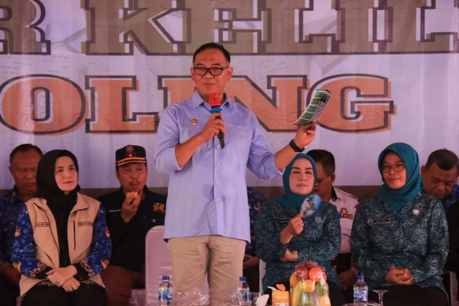 Boling di Klapanunggal, Bupati Bogor Ajak Masyarakatnya Sukseskan Program Samisade